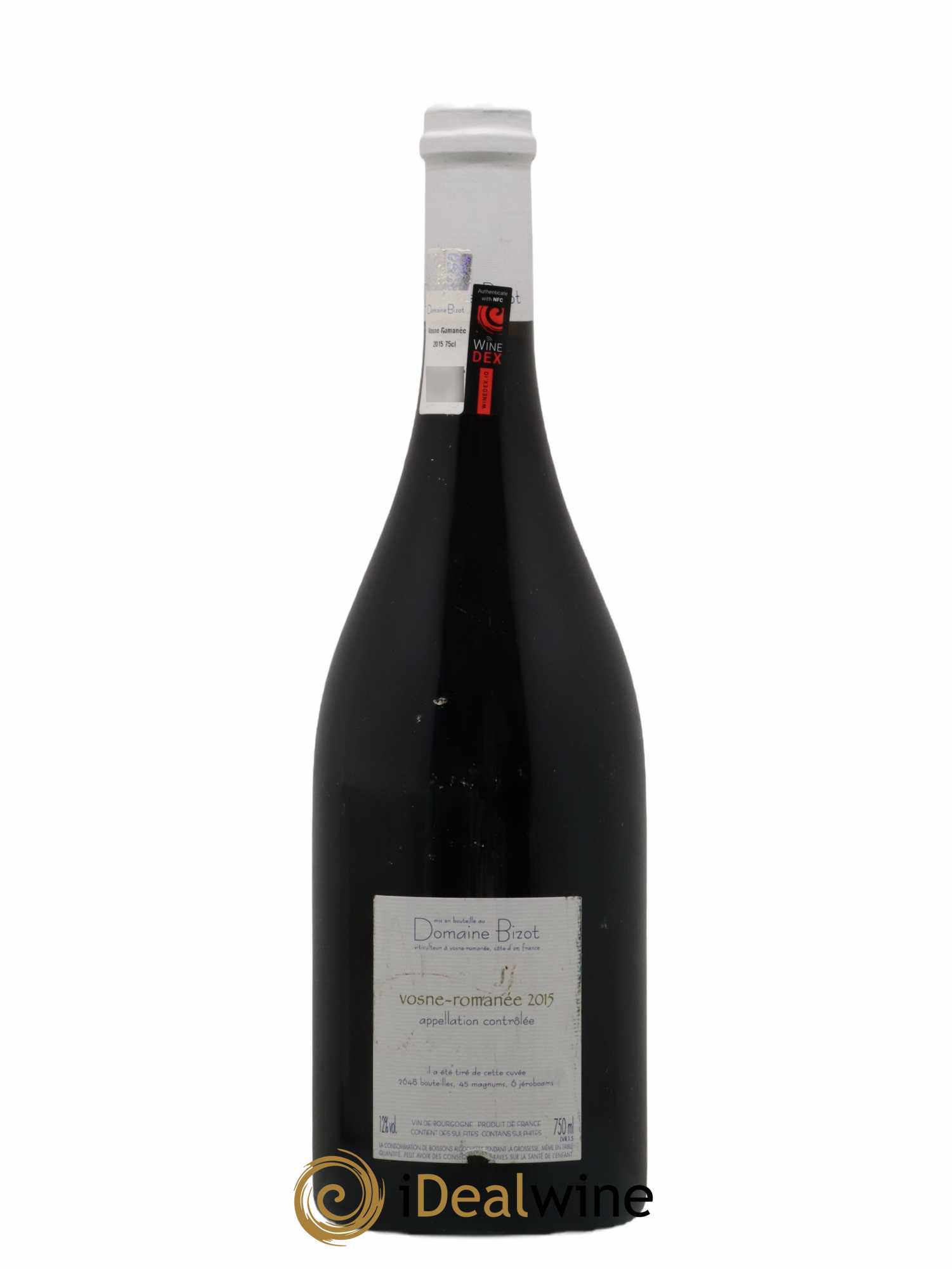 Vosne-Romanée Bizot (Domaine)  2015 - Lot de 1 Bouteille