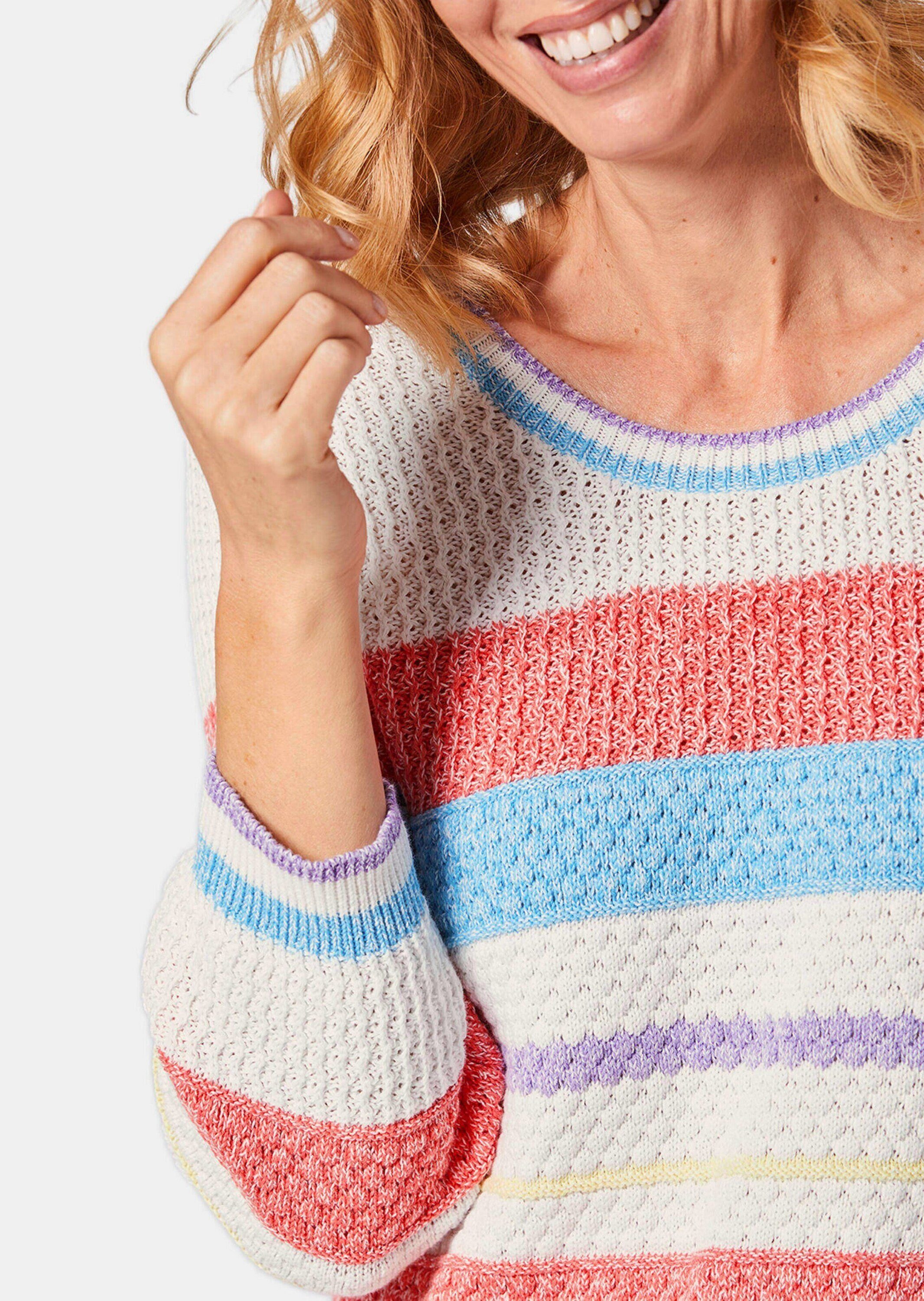 GOLDNER Strickpullover Kurzgröße: Pullover in hochwertiger Qualität