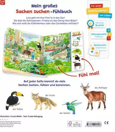 Sachen suchen, Sachen fühlen: Im Zoo