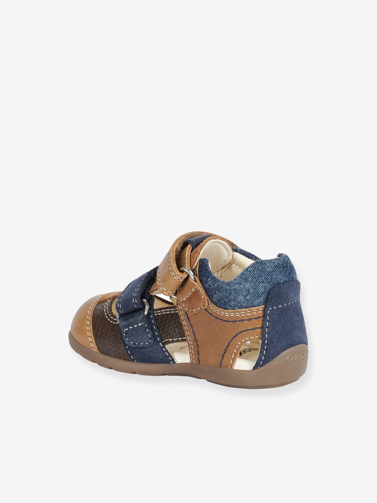 Geox Jungen Baby Sandalen KAYTAN GEOX - marine/weiß