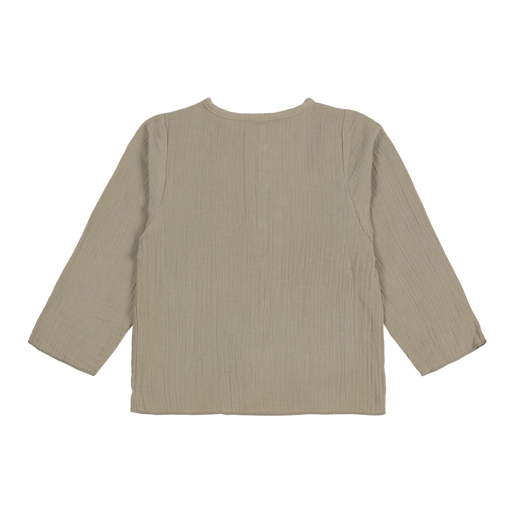 Baby Langarmshirt - Bio Baumwolle, Oliv