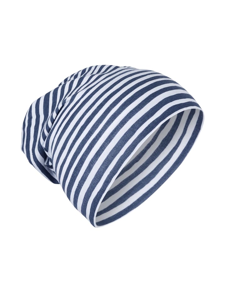 Sterntaler Beanie Streifen in mittelblau günstig kaufen