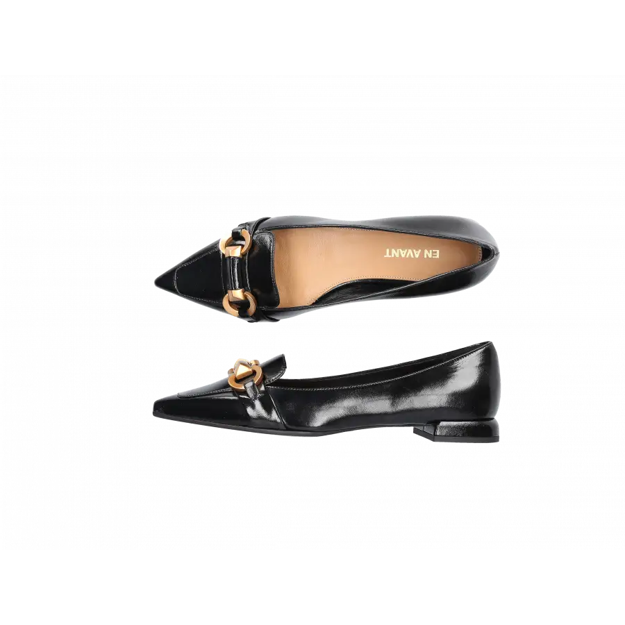 EN AVANT - Ballerinas 2108 Kalbsleder - schwarz