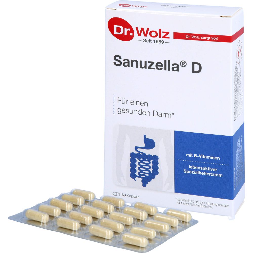 Dr.Wolz SANUZELLA D Zellulose Kapseln