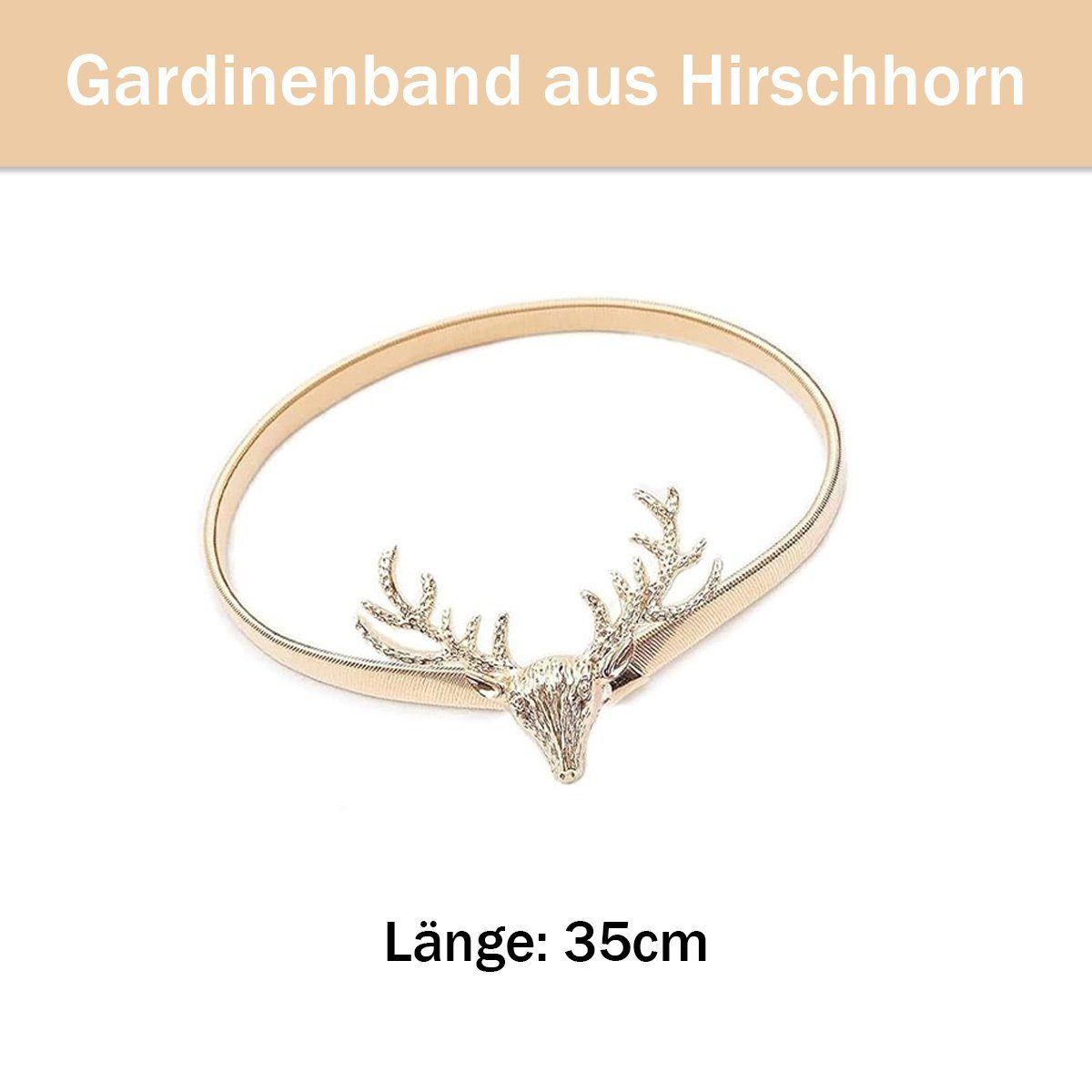 Raffhalter Magnetische Vorhang für Haus Dekoration 2 Stück Gold, ZmdecQna