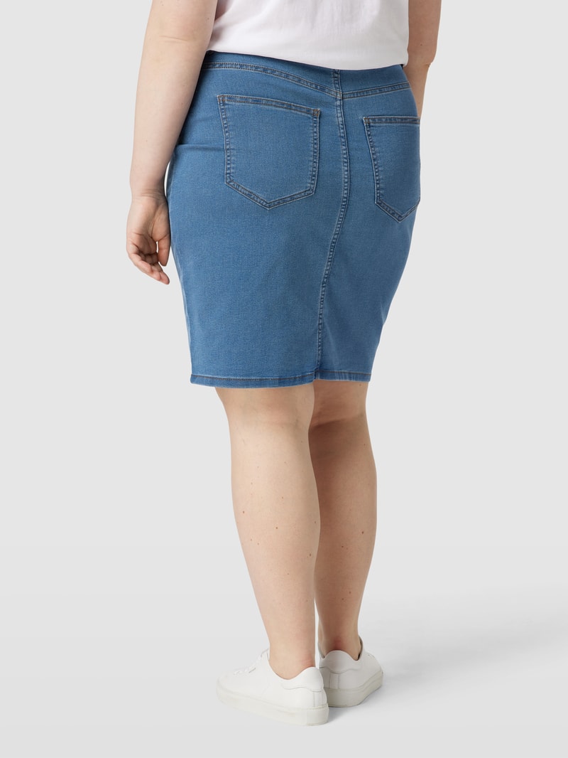 Jeansrock mit 5-Pocket-Design Modell 'VIANA' in hellblau