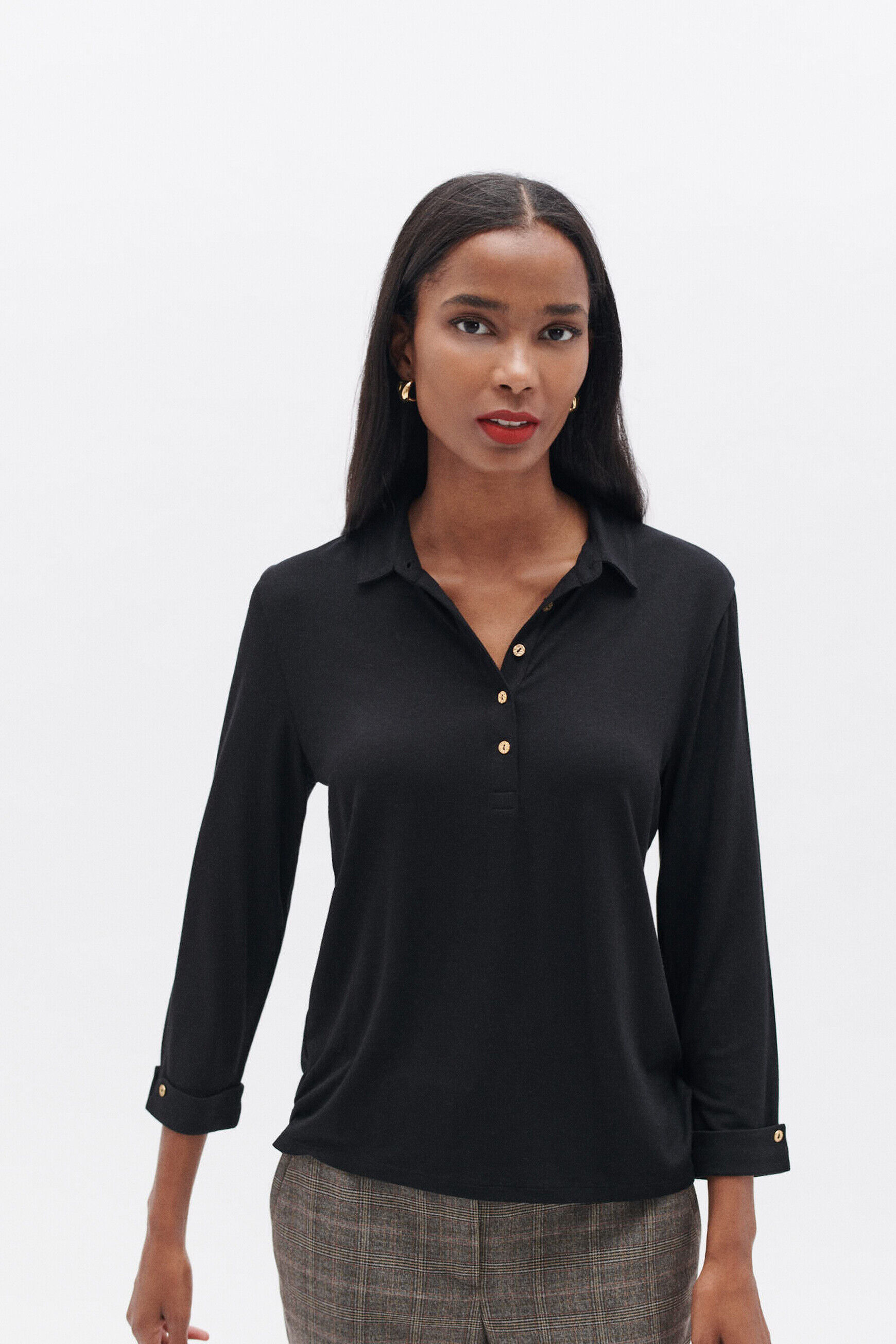 T-shirt tnina noir femme