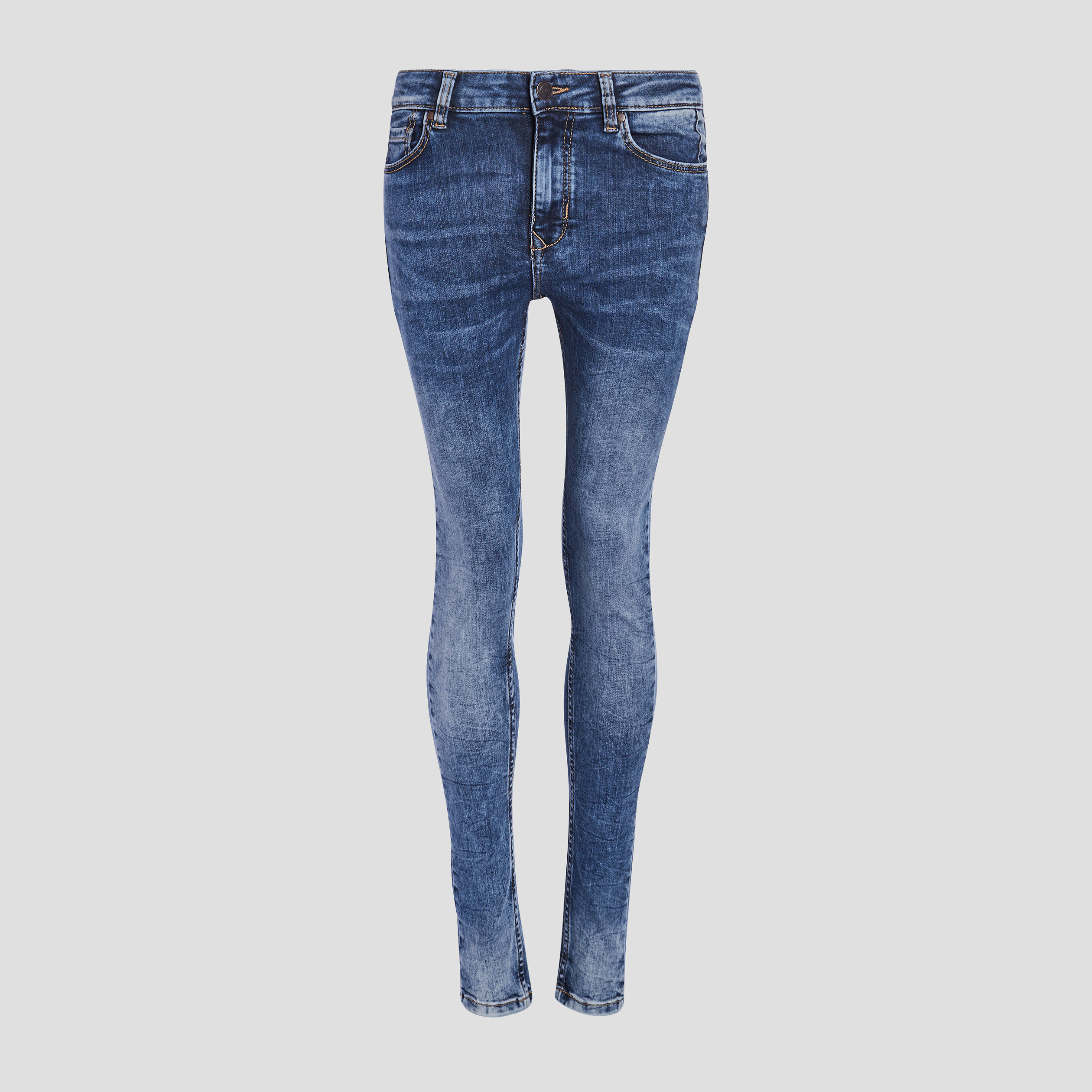 Jeans skinny délavé Creeks denim double stone femme | La Halle