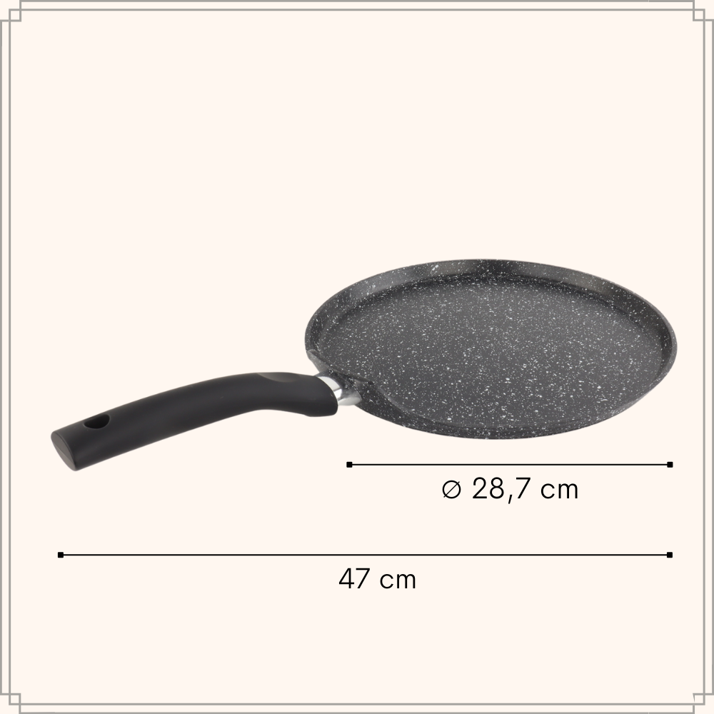 Orange85 28,5 cm Aluminium Crepe-Pfanne
