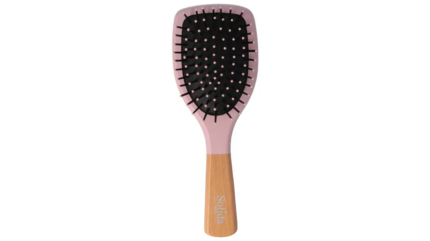 Solida Mini Paddle Bürste Rosa Spitze Print