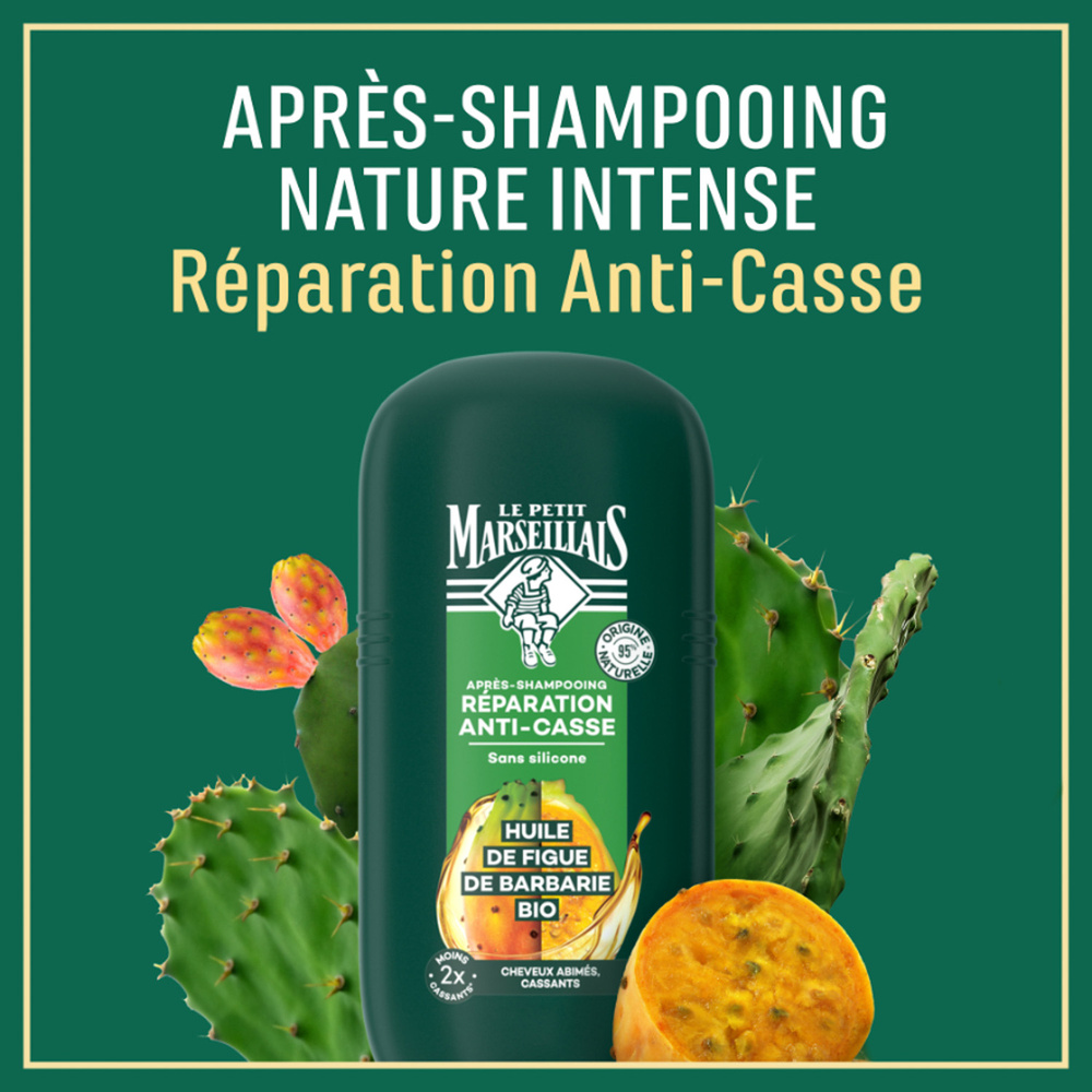 le petit marseillais Après-Shampooing Infusion Nutrition, Calendula BIO & Huile d'Argan BIO Après-Shampooing