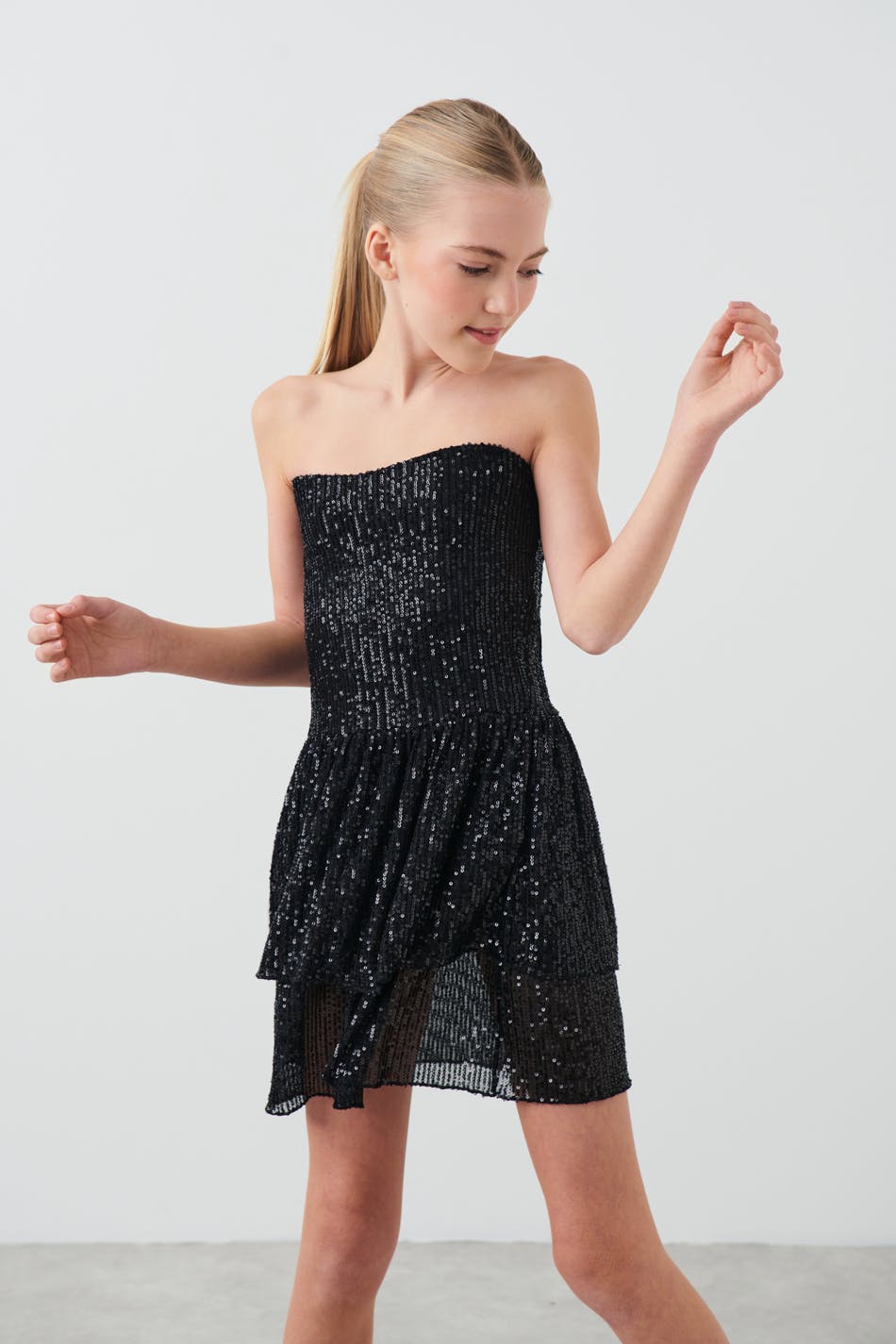 Y sequin dress
