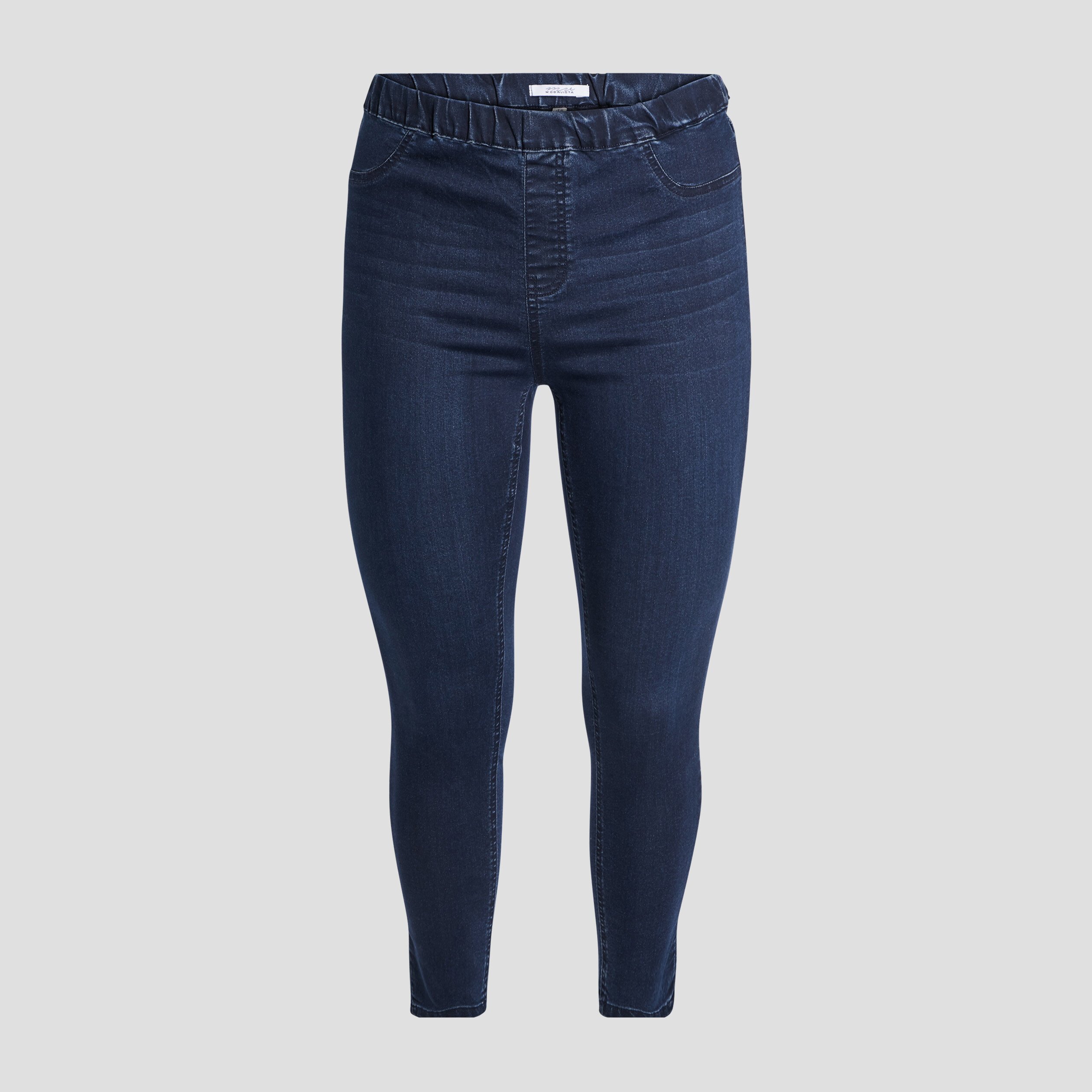 Pantalon jegging denim blue black femme grande taille | La Halle