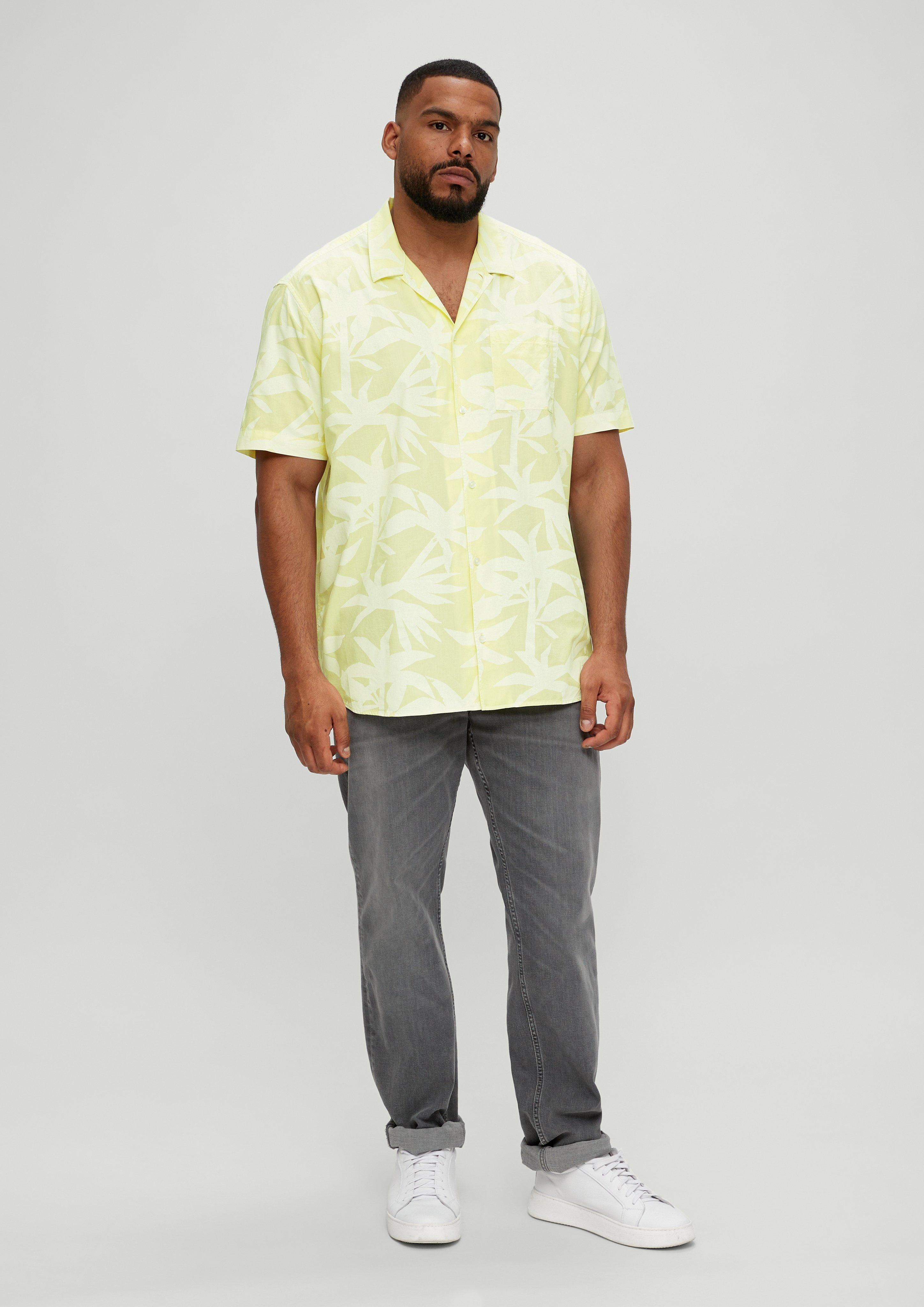 Popeline Hemd mit All-over-Print  2135532-70A2