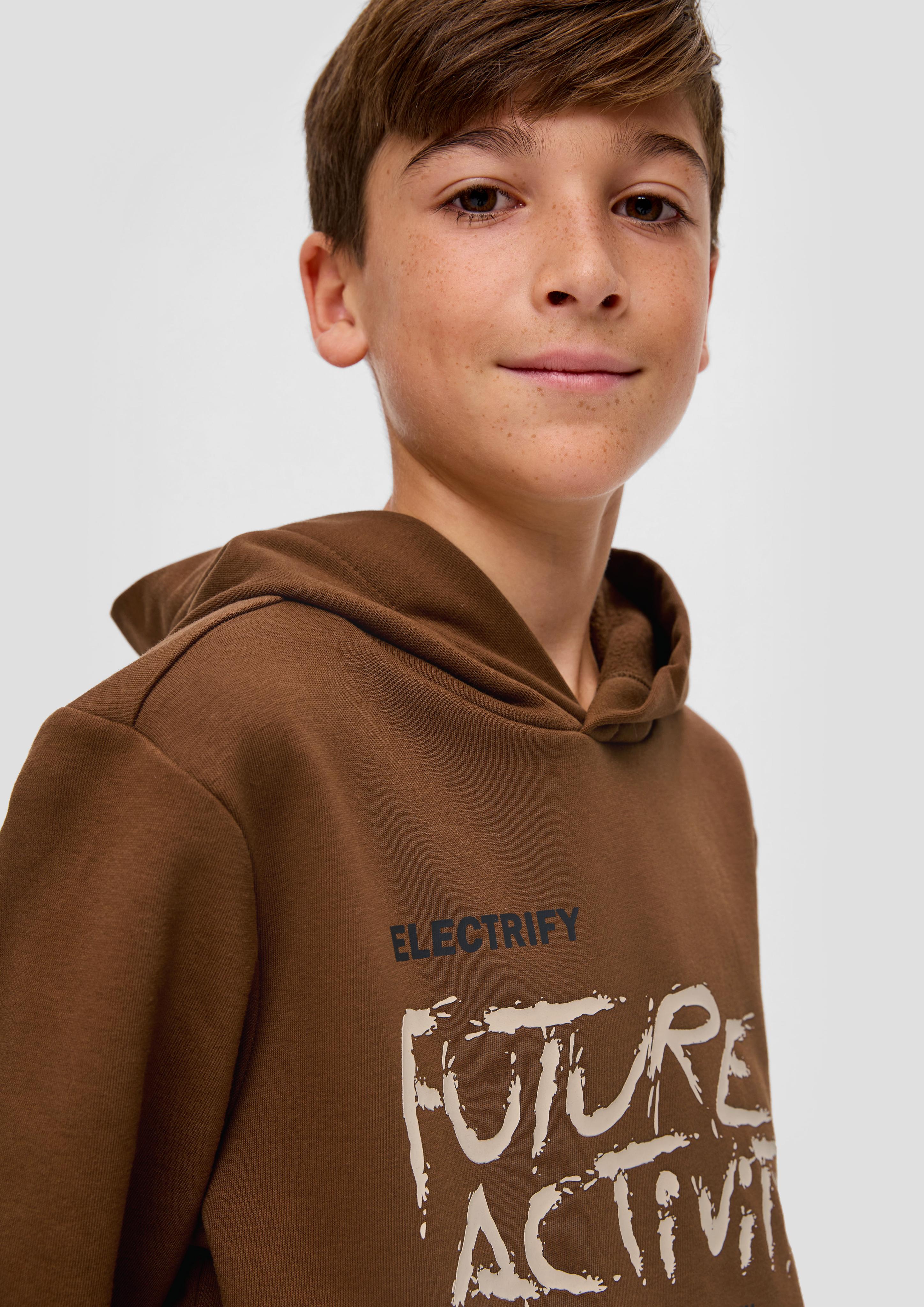 Kapuzensweatshirt mit Frontprint  2137559-8764
