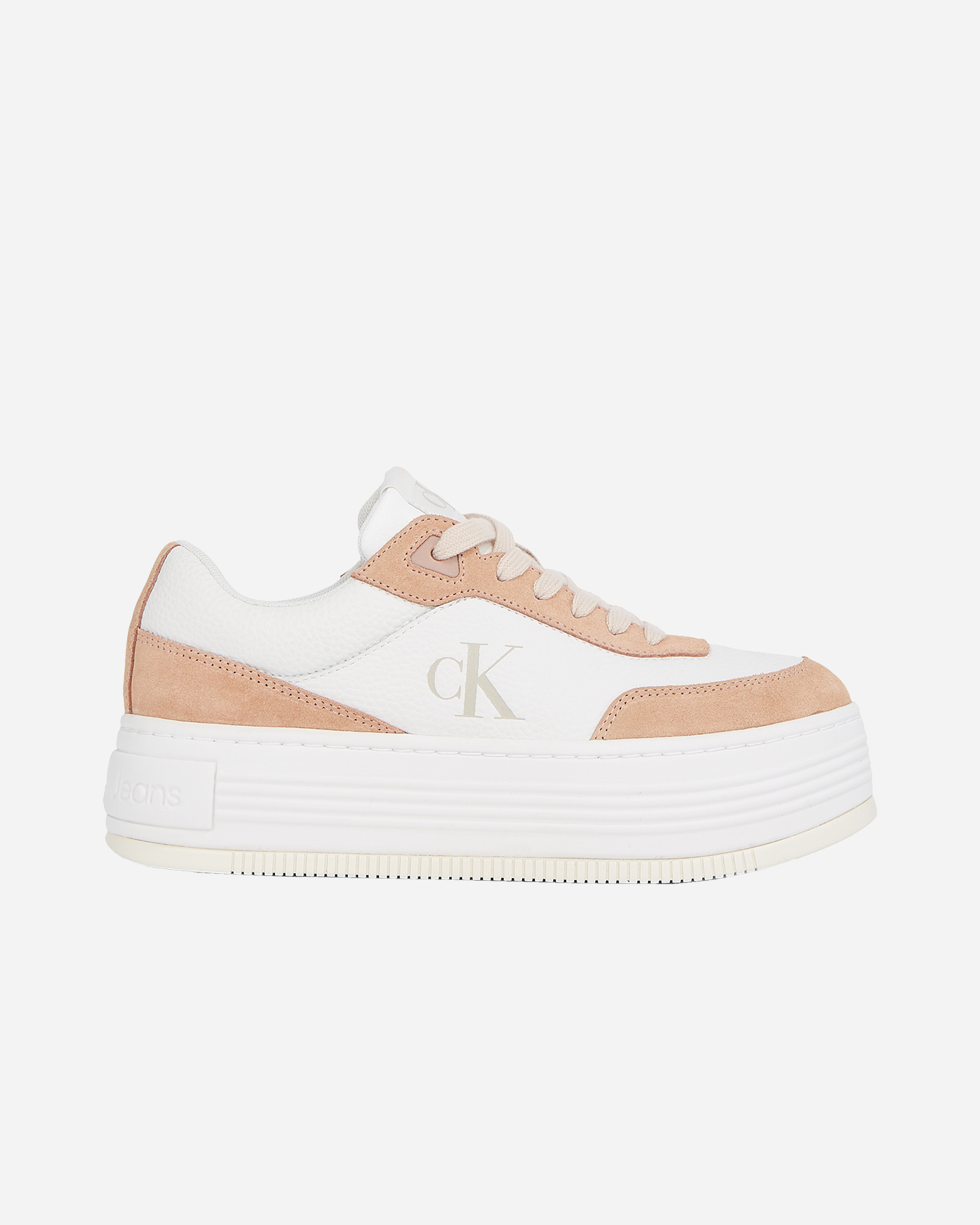 Calvin Klein Jeans Bold Flatf Low Lace Sneakers YW0YW01797-0K6