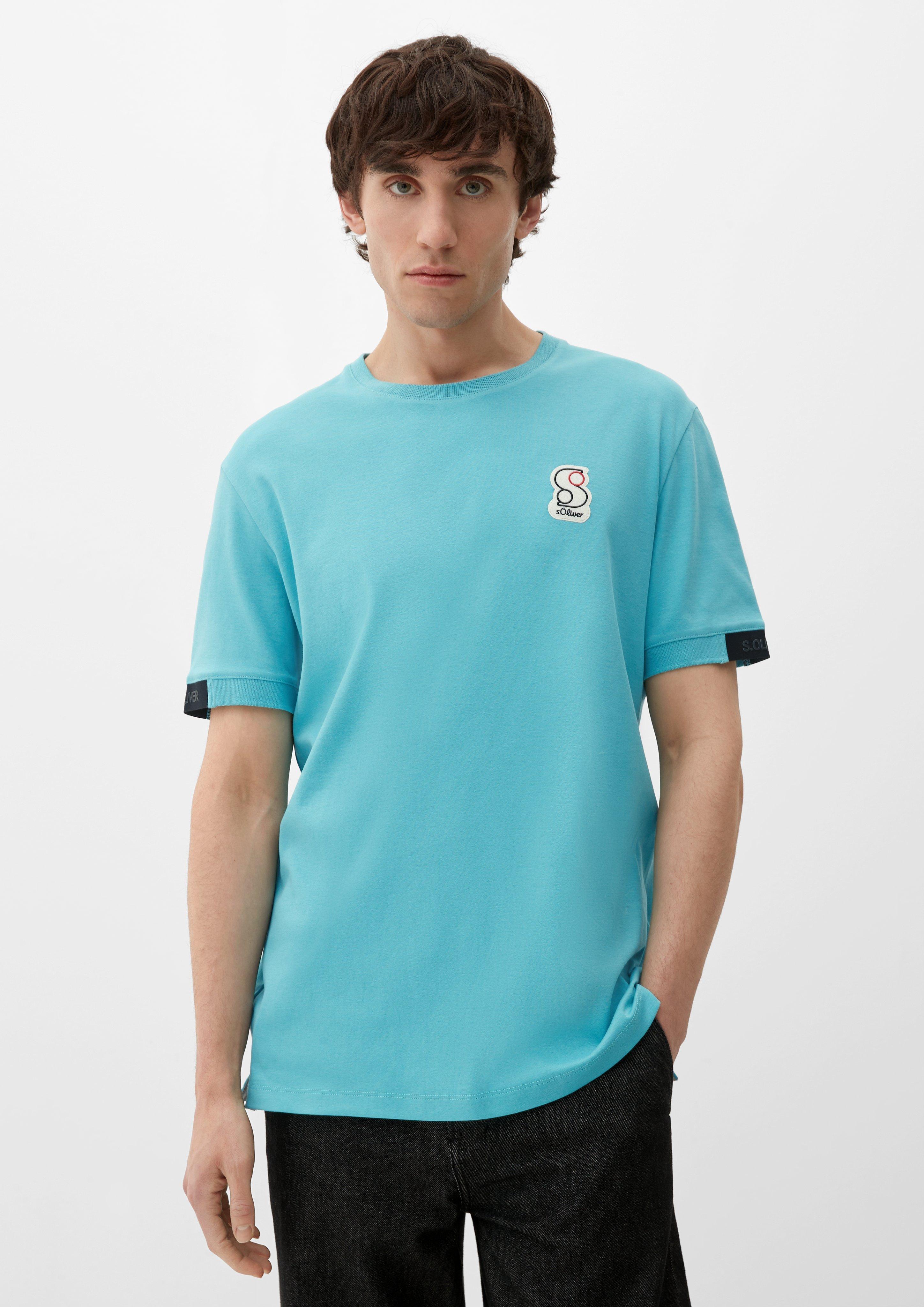 T-Shirt mit Labelpatch  2129841-6120