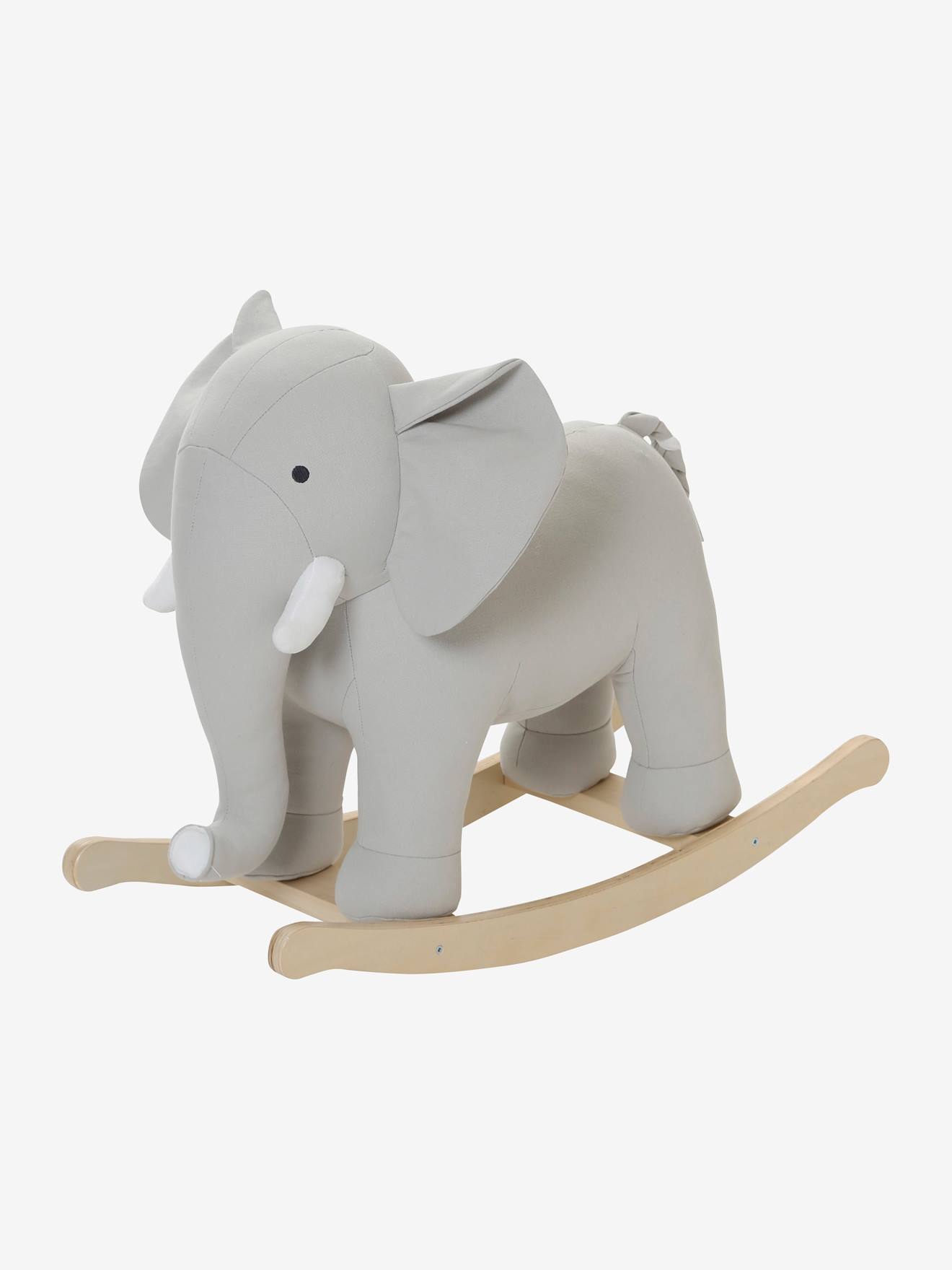 Eléphant à bascule en bois FSC® multicolore