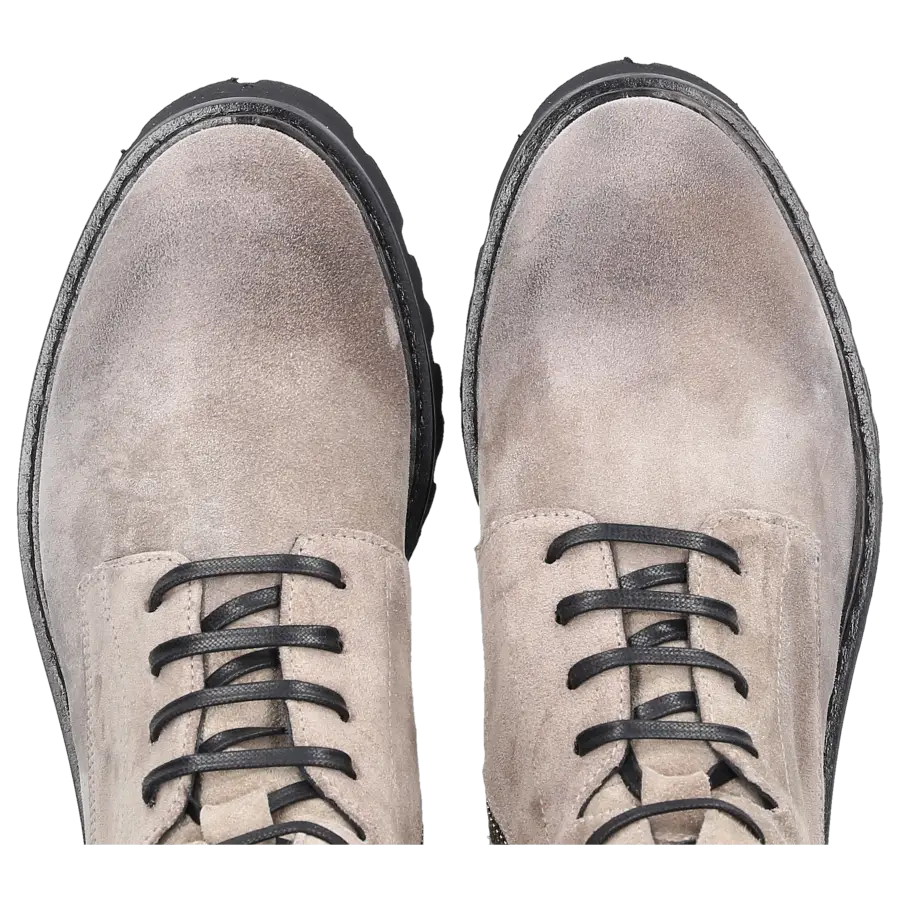 EN AVANT - Stiefeletten 483-02B Veloursleder - beige