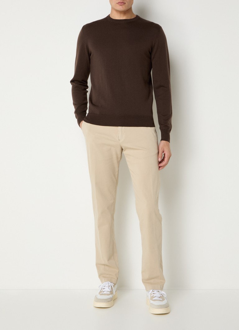 Pantalón chino Boggi Milano ajustat cu refuerzos