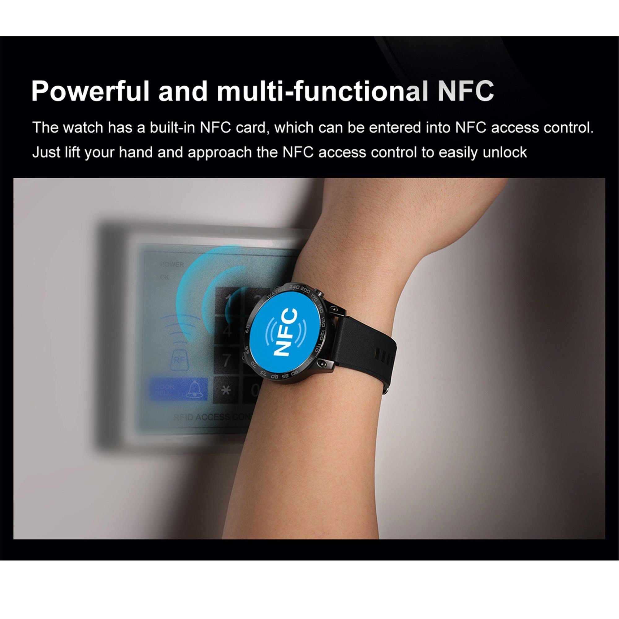 Mutoy Smartwatch, Fitness Tracker Uhr für Damen Herren Smartwatch (3.63 cm/1,43