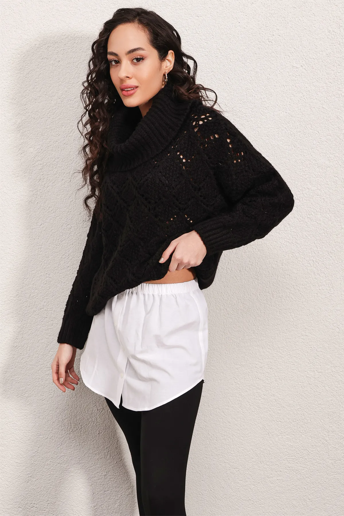 Bigdart  1888 Sweatshirt-Unterhemd-Hemdrock – Weiß