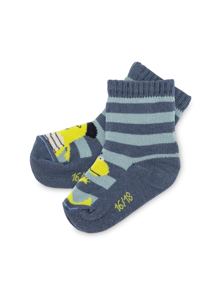 Sigikid Socken-Set 3er Sporty Dino in Blau/Gelb günstig kaufen