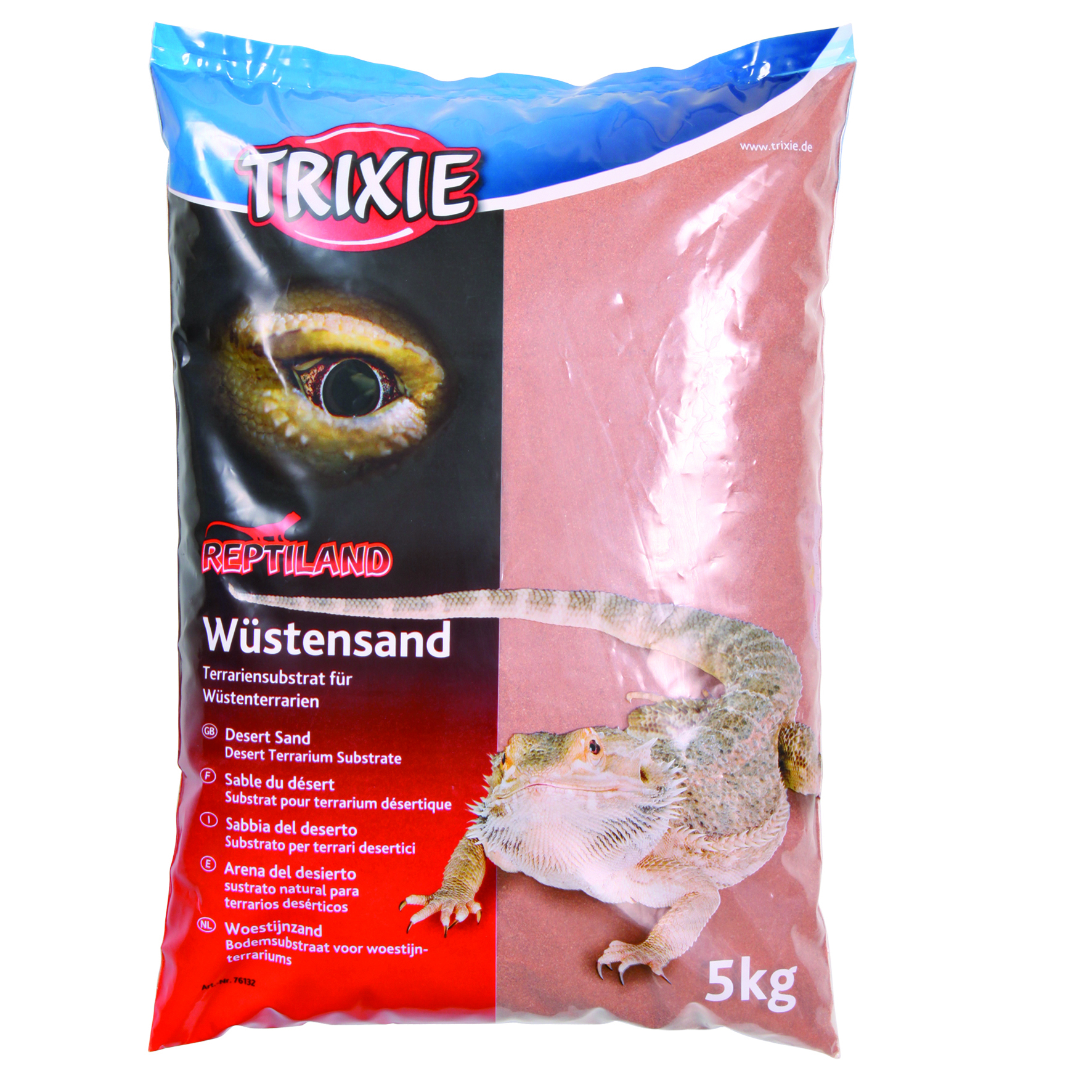 Trixie Bodengrund Trixie Reptiland Wüstensand für Terrarien rot 5kg
