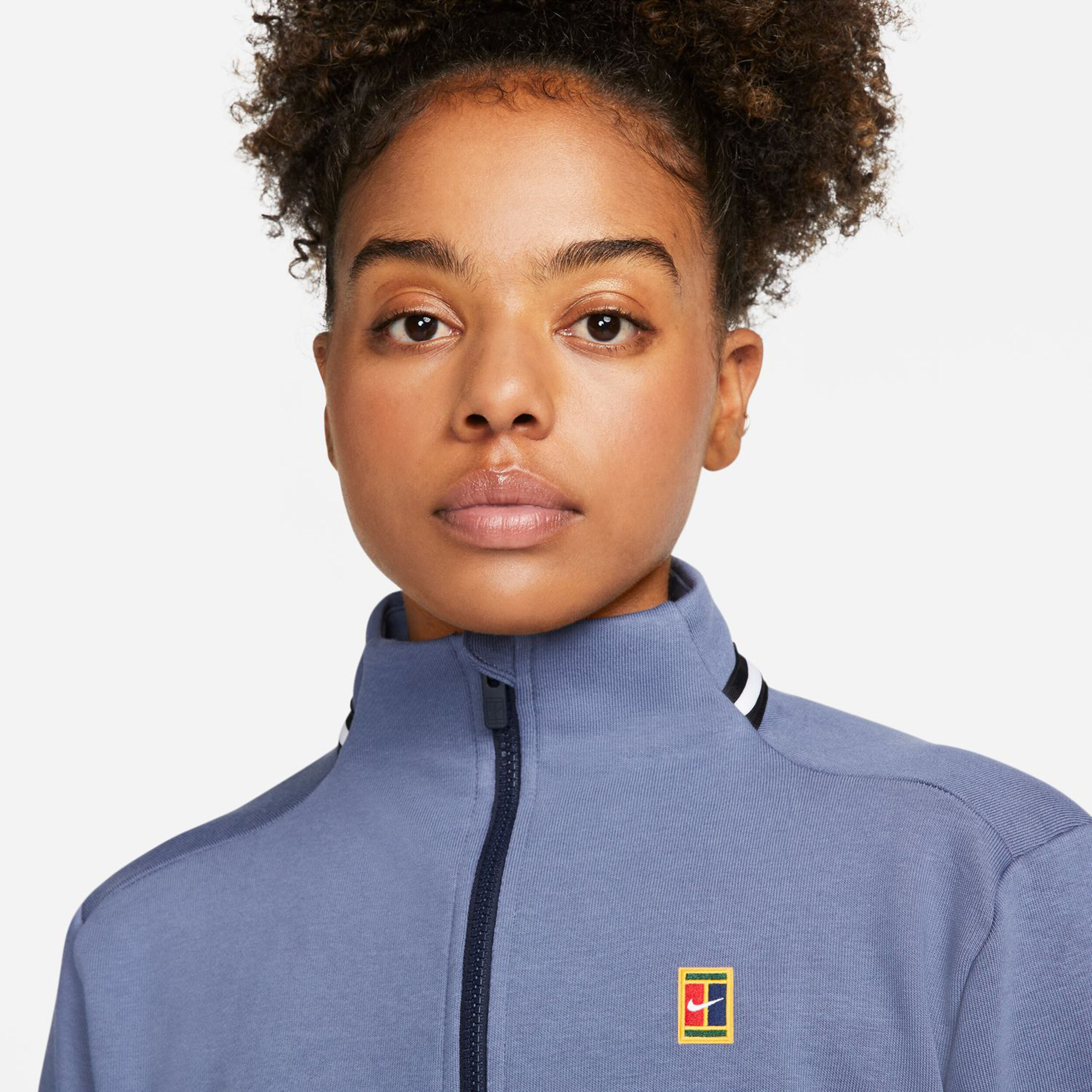 Dri-Fit Court Heritage T-Shirt Damen - Blaugrau