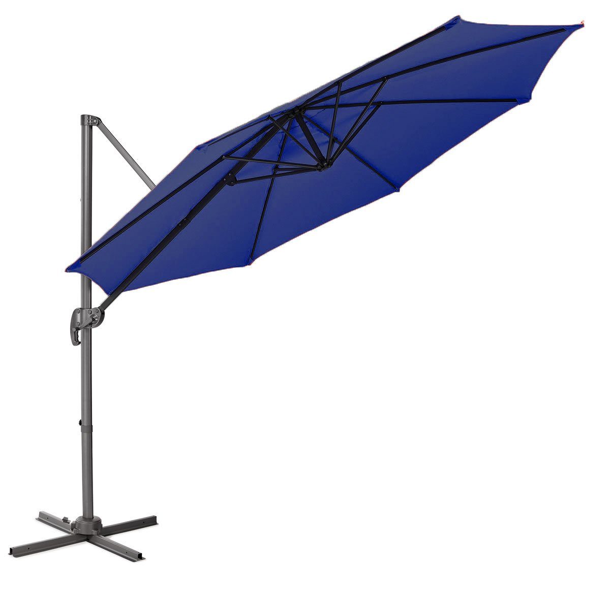 SVITA Ampelschirm Sonnenschrim, LxB: 290,00x290,00 cm, Ampelschirm, stufenlos höhenverstellbar, stufenlos neigbar, 360° drehbar