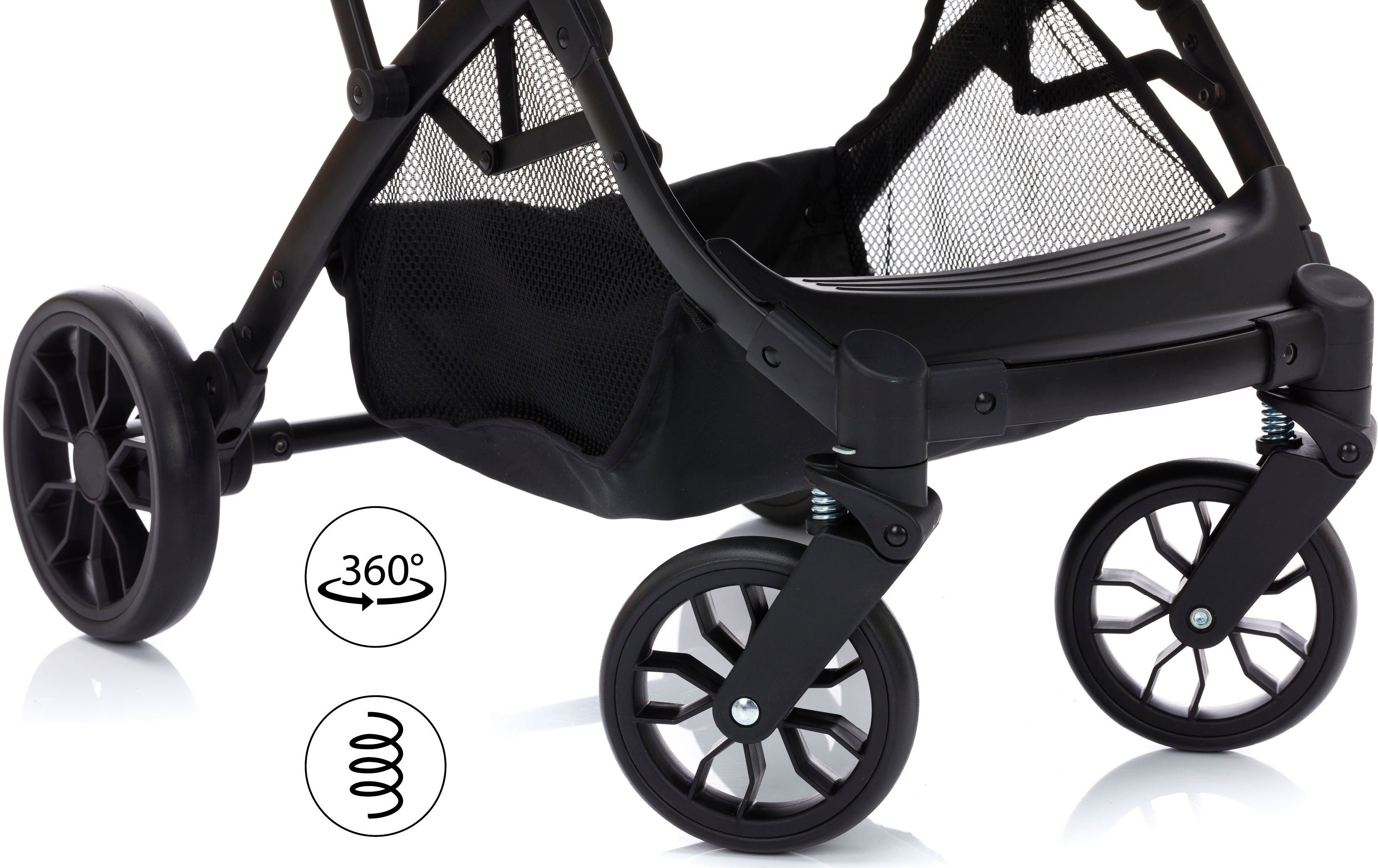 Fillikid Kinder-Buggy Styler Elite, oliv melange