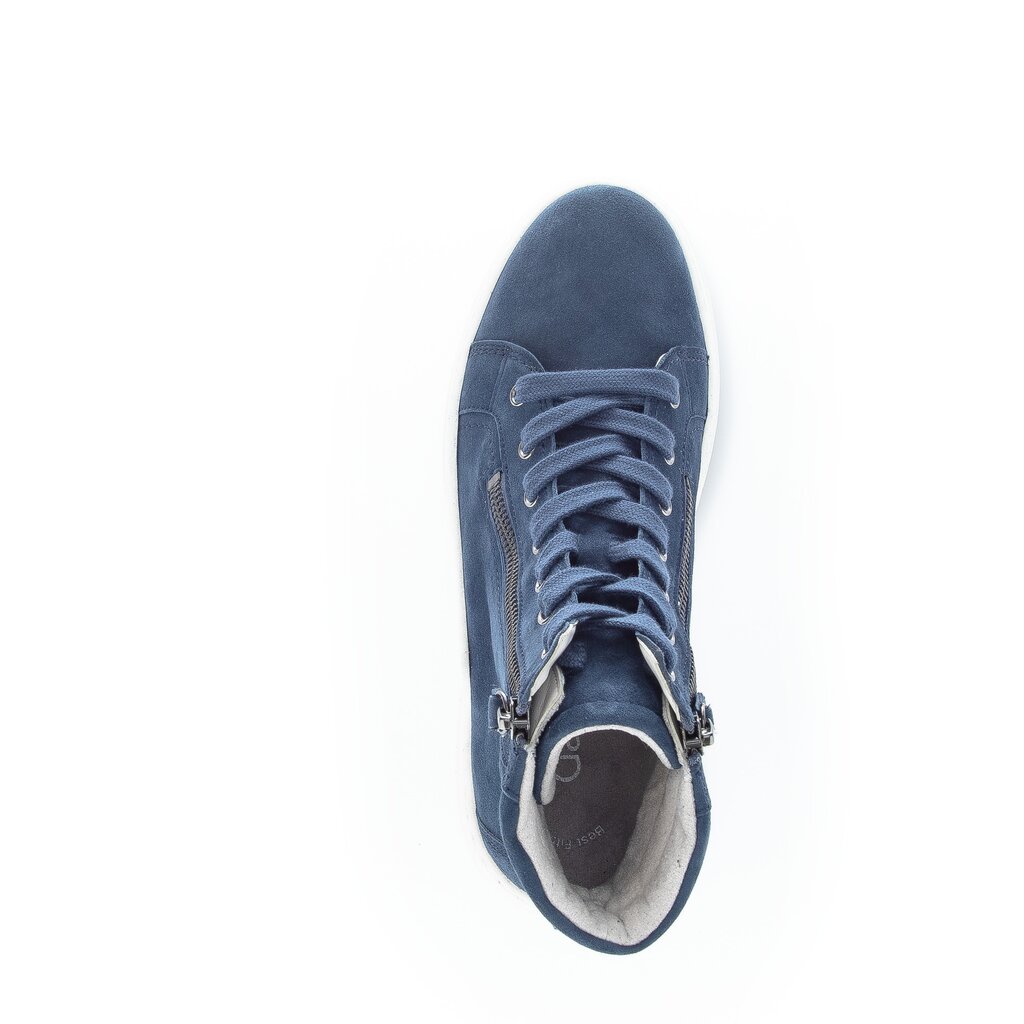 Gabor fashion Schnürstiefelette blau