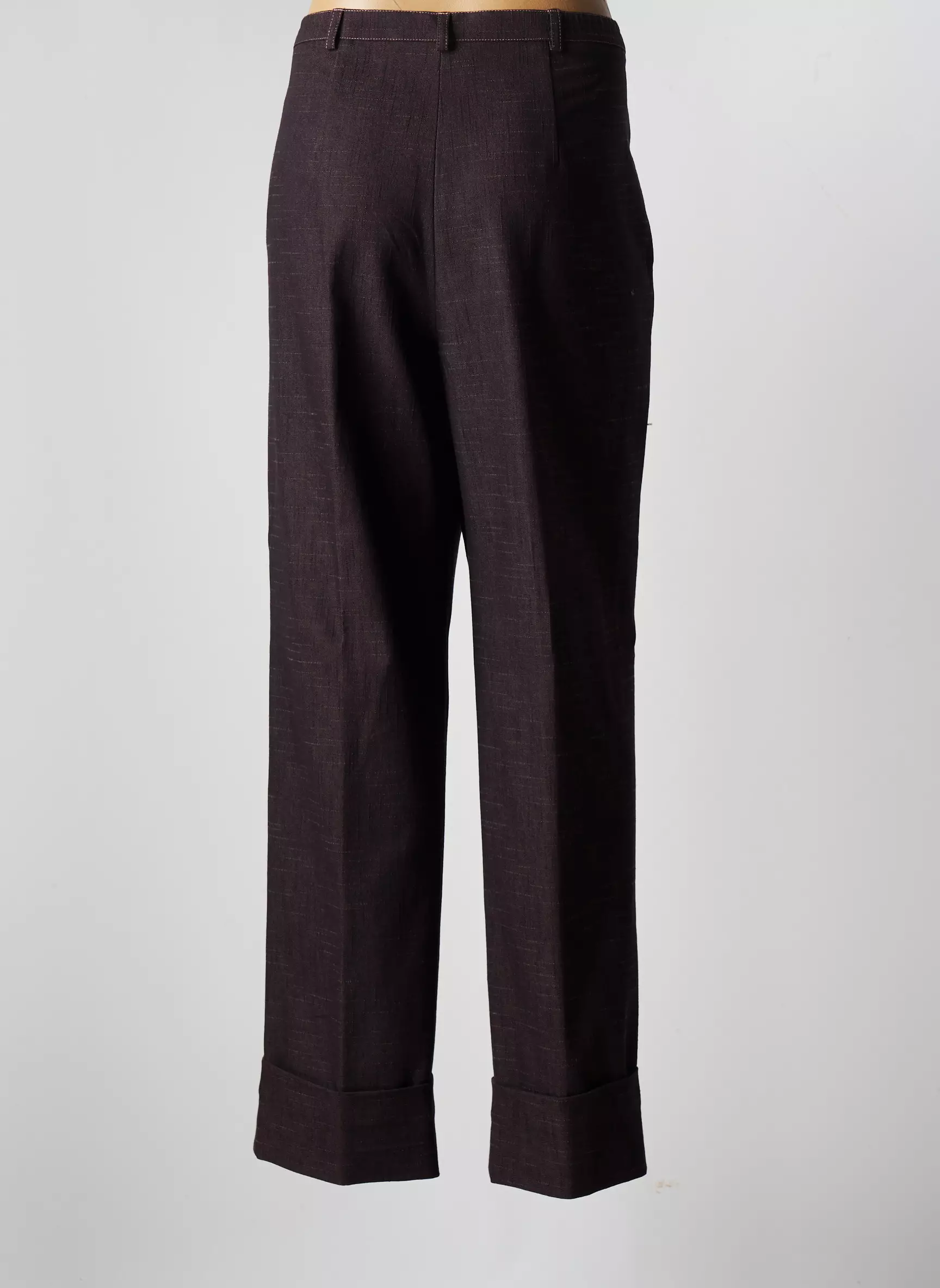 Atlanta Pantalons Larges Femme couleur marron
