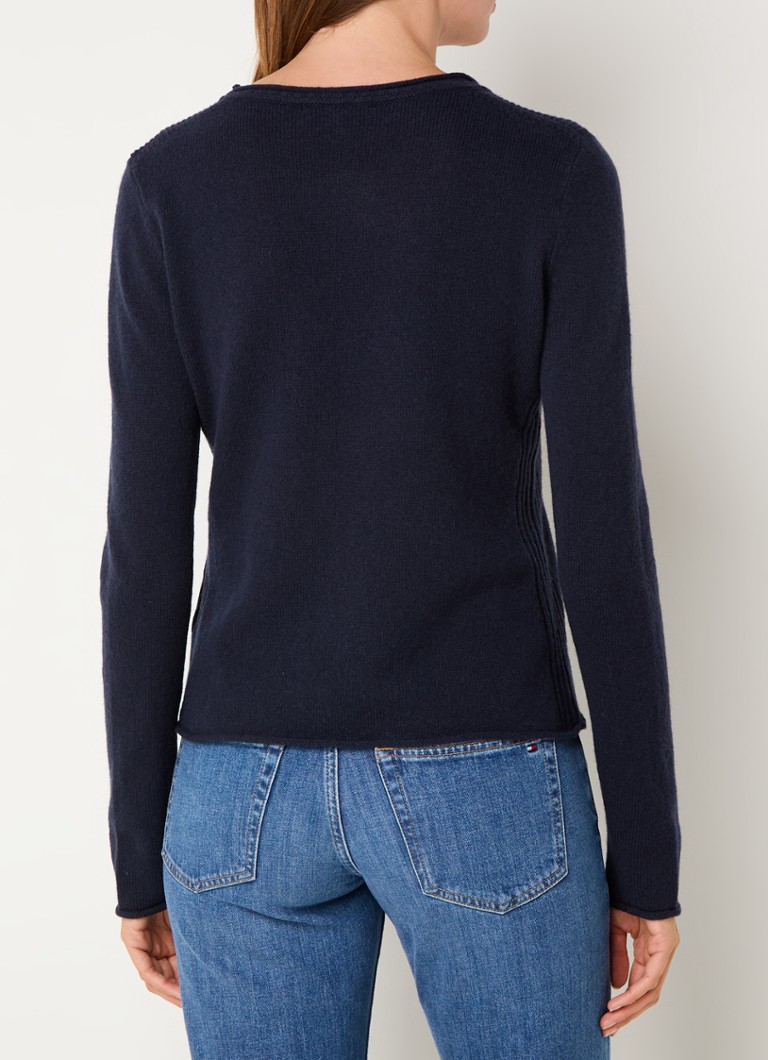 Pulover Tommy Hilfiger Premium din lână cu logo