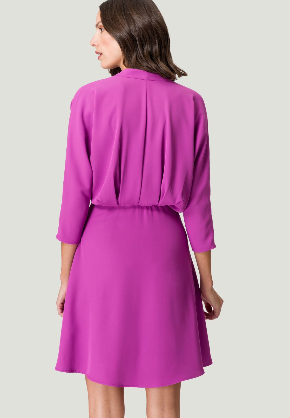 Minikleid mit Raffung