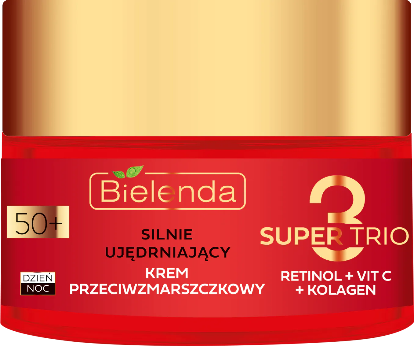 Bielenda Super Trio (Retinol + Vitamine C + Collageen) Anti-rimpelcrème 50+ dag/nacht
