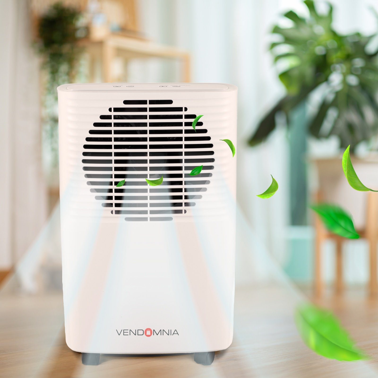 VENDOMNIA Luftreiniger Luftentfeuchter - 10L / Tag, für 15 m² Räume, elektrisch, Digitalanzeige, Entfeuchtungsgerät, Raumentfeuchtungsgerät