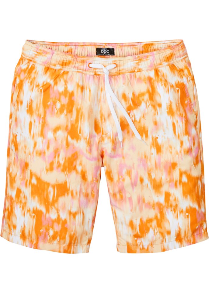 Strand-Bermuda aus recyceltem Polyester, Regular Fit