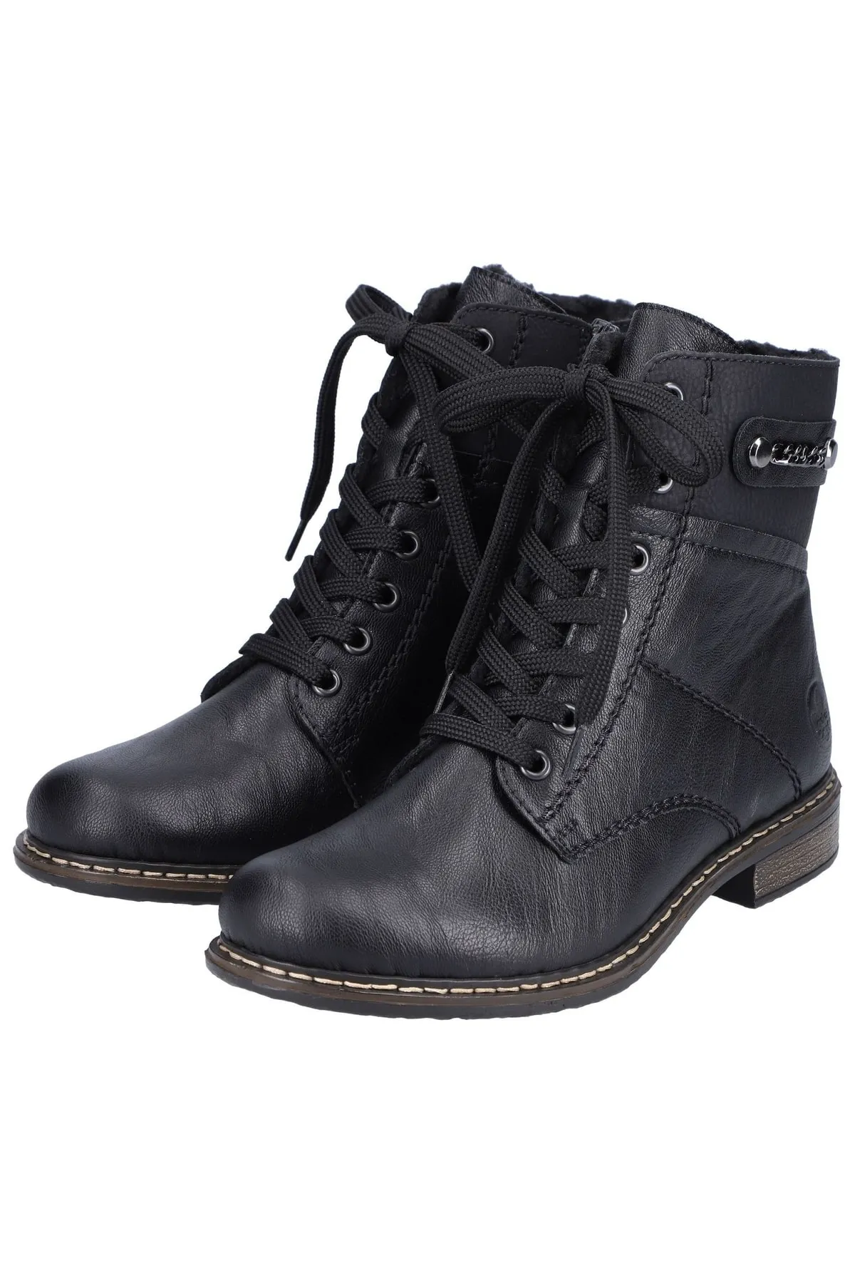Rieker  Stiefelette - Schwarz - Blockabsatz