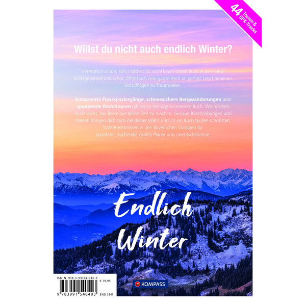 KOMPASS ENDLICH ENDLICH WINTER, BAYERISCHE VORALPEN - Wanderführer