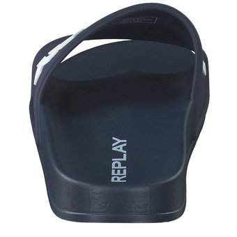 Replay Up Emboss Slide in blau