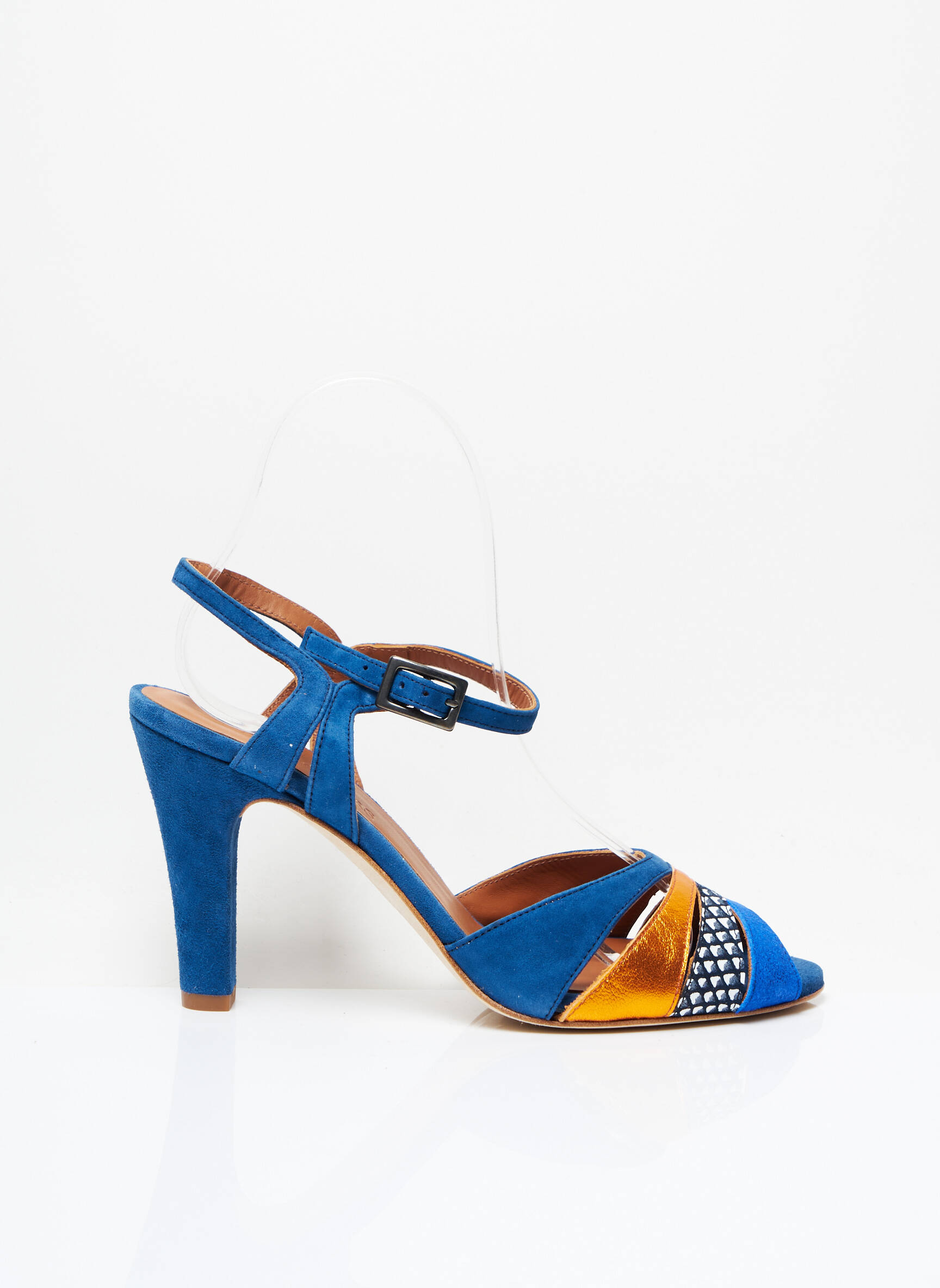 New Lovers Sandales Nu Pieds Femme couleur bleu