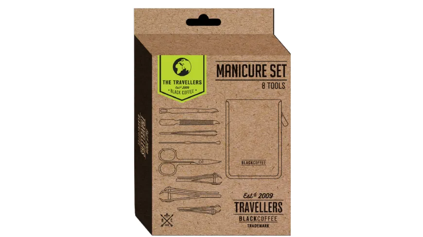 BLACK COFFEE Maniküre-Set im Etui