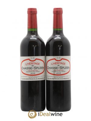 Héritage (Ermitage) de Chasse Spleen  2012 - Lot de 2 Bouteilles