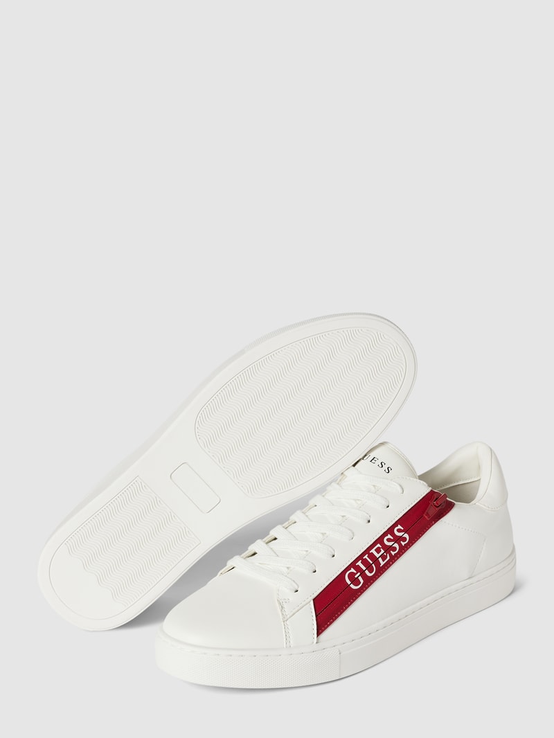 Sneaker mit Label-Print Modell 'TODI' in weiß