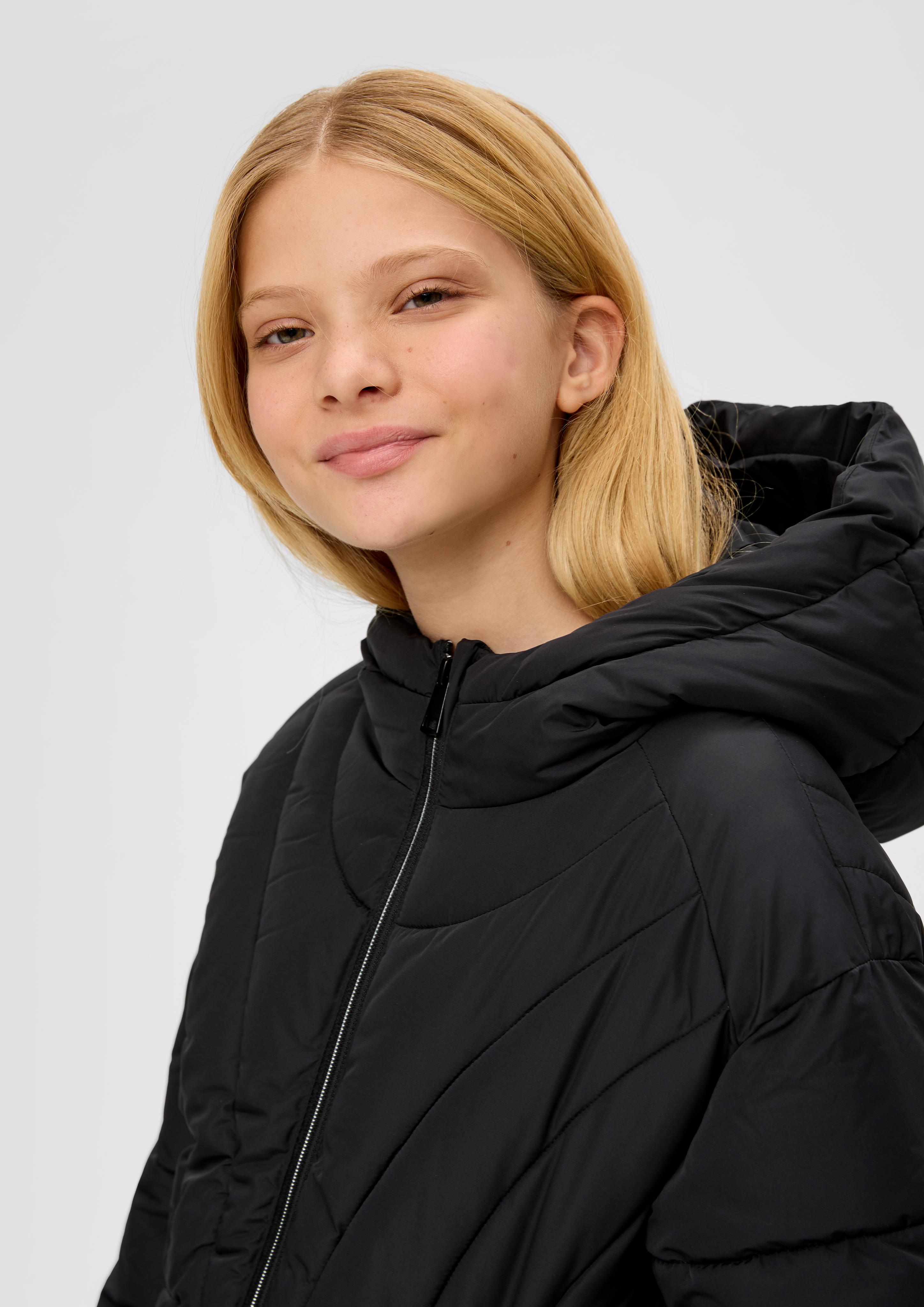 Oversized Steppjacke mit Reißverschlusstaschen  2132217-9999