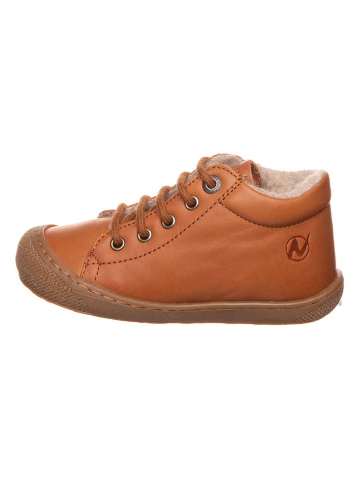 Naturino Leder-Lauflernschuhe in Hellbraun günstig kaufen