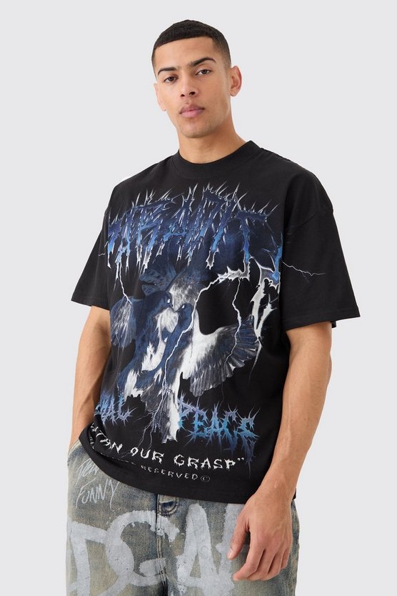 Oversize T-Shirt mit Print