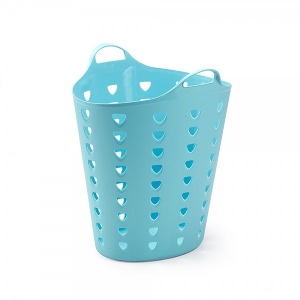Kreher Set: 2 x Kreher Flexibler Tragekorb 65 Liter (Blau)