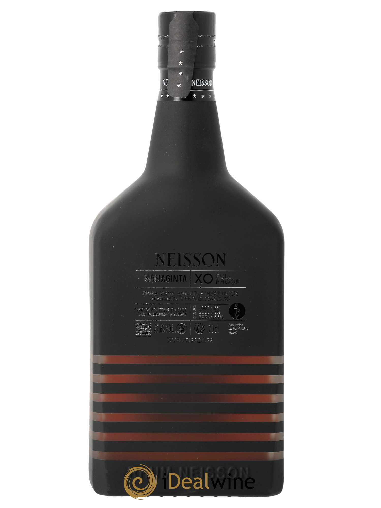Rhum Neisson Nonaginta (70cl)  - Lot de 1 Bouteille